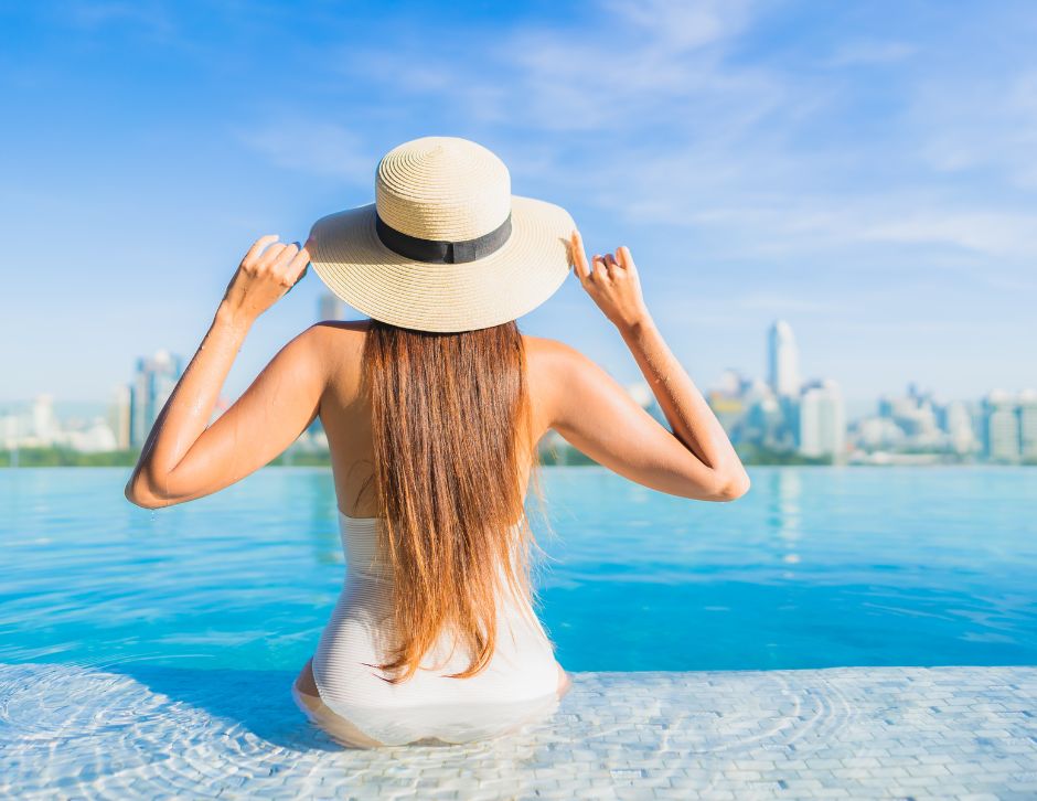 azulejos para la piscina.